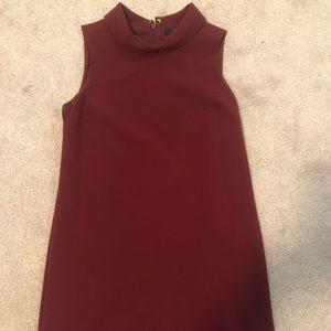 Cynthia Steffe burgundy sleeveless dress